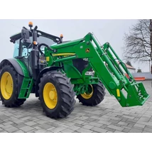 John Deere 6105MC PowerQuad 24/24, újszerű állapotban homlokrakodóval eladó