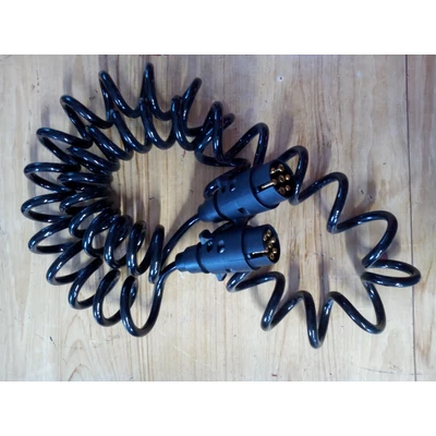 Elektromos vezeték 7 pólus spirál